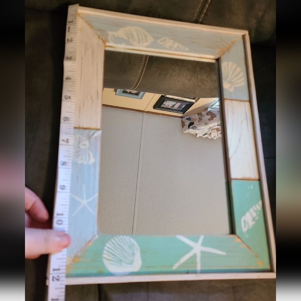 Rustic Seashell Mirror - Picture 6 of 8